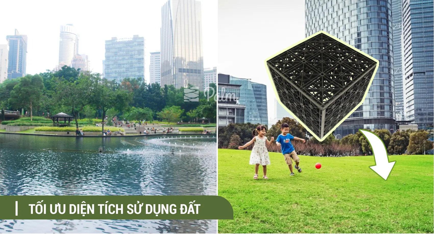 Tối ưu diện tích đất đô thị nhờ bể ngầm